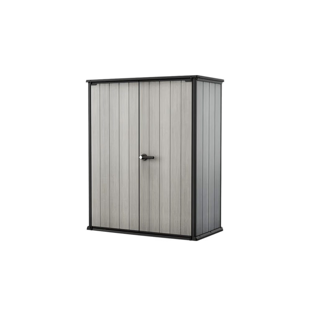 Keter - Cobertizo de exterior High Store+ gris - BricoandPool