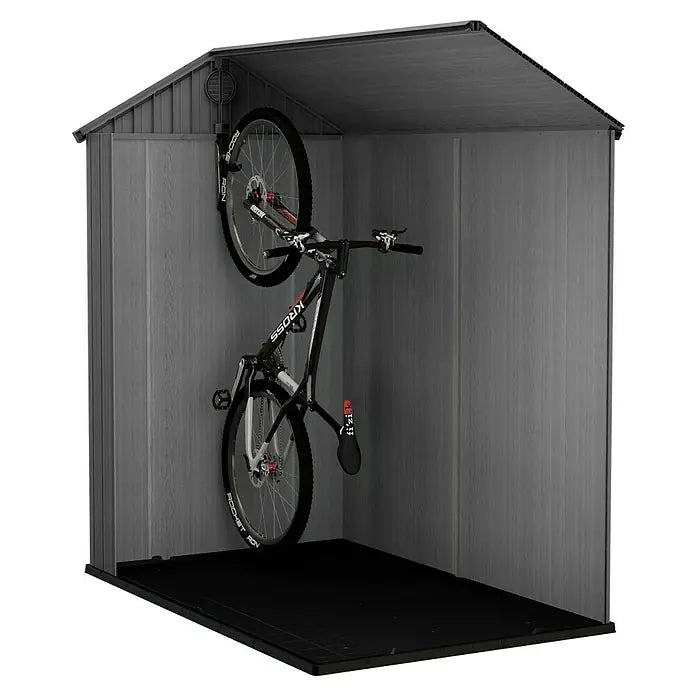 Keter - Colgador de bicis metal/negro - BricoandPool