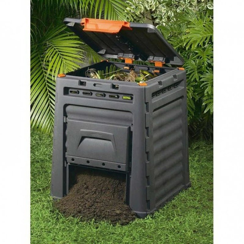 Keter - Compostador de jardín Eco 320L gris oscuro - BricoandPool