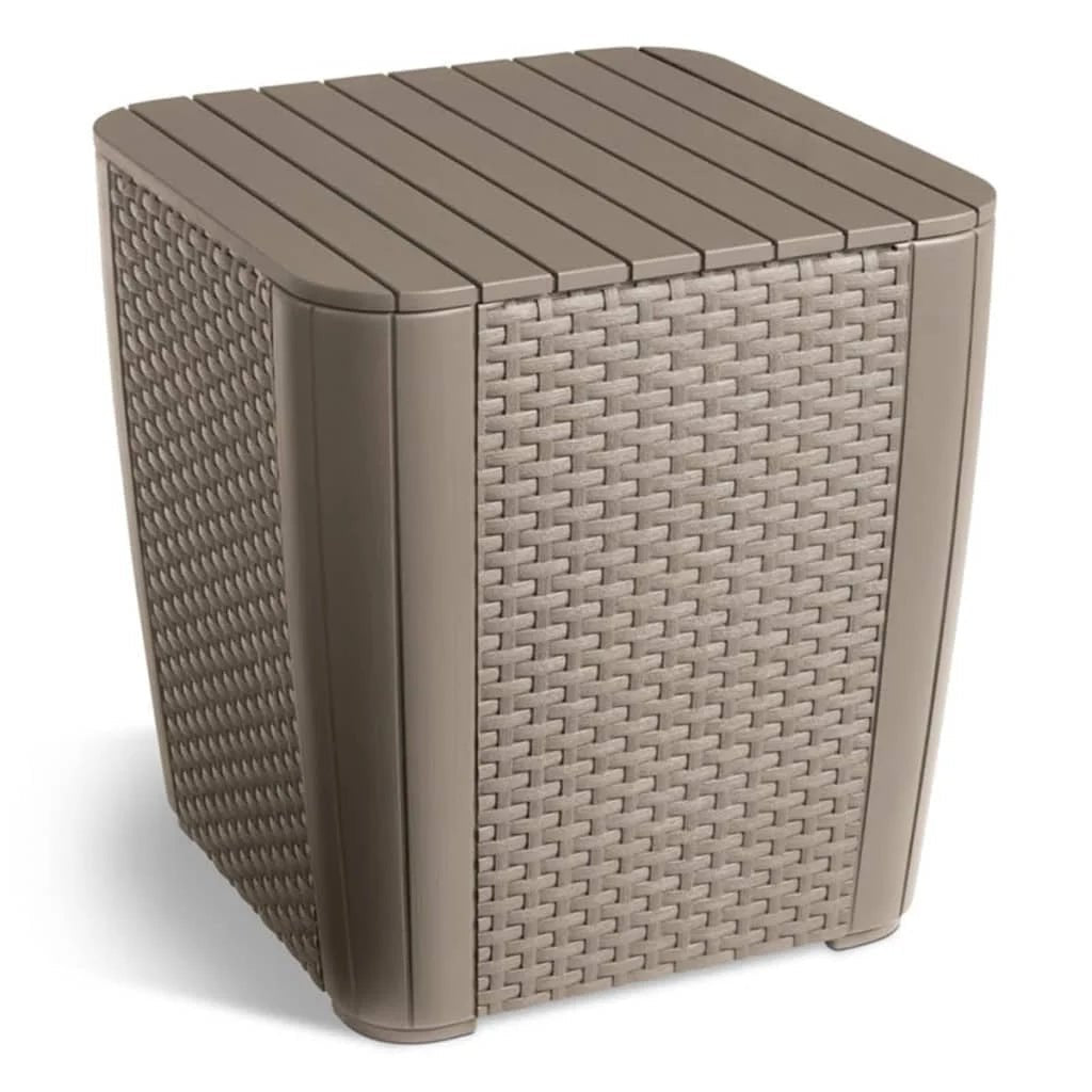 Keter - Conjunto de exterior 2 plazas Iowa Balcony capuchino - BricoandPool