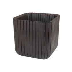 Keter - Maceta de jardín Cube Box 21,5L marrón - BricoandPool