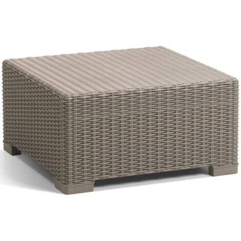 Keter - Mesa de exterior California capuchino - BricoandPool