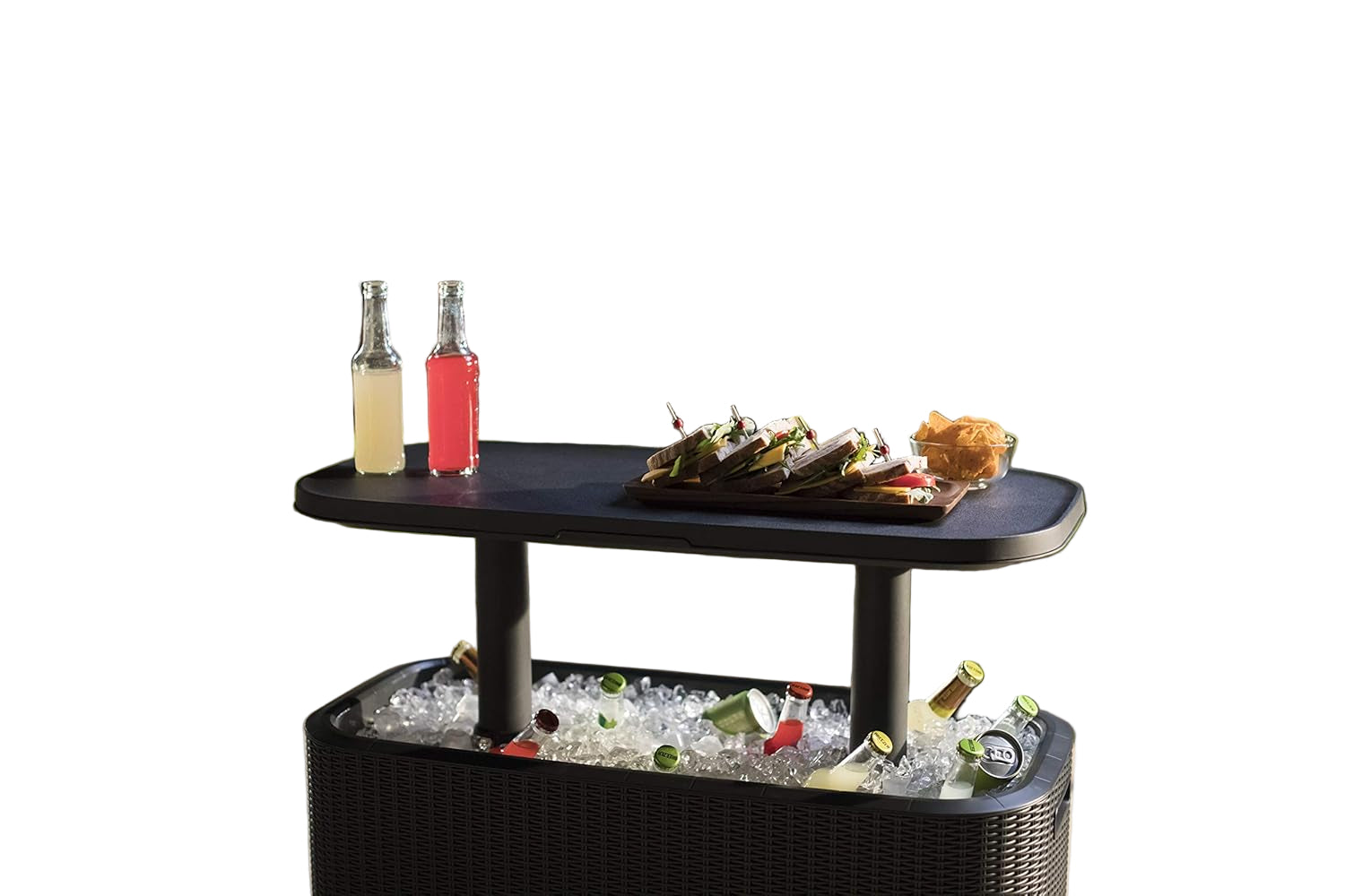 Keter - Nevera de jardín Bevy Bar marrón - BricoandPool