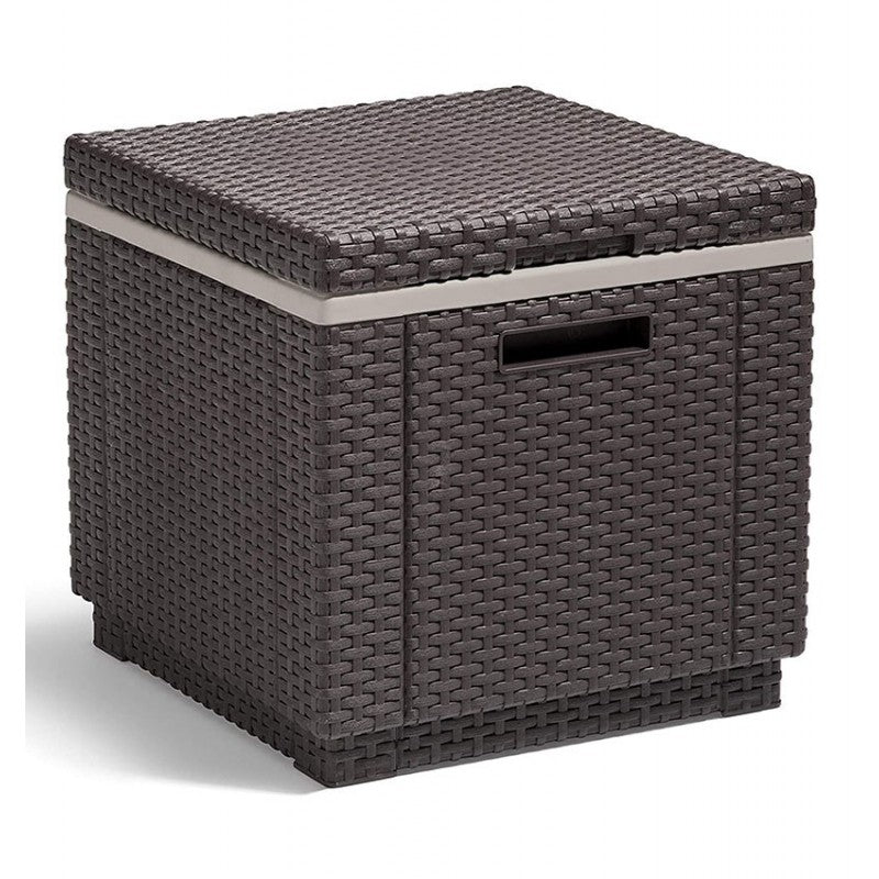 Keter - Nevera de jardín Ice Cube marrón - BricoandPool