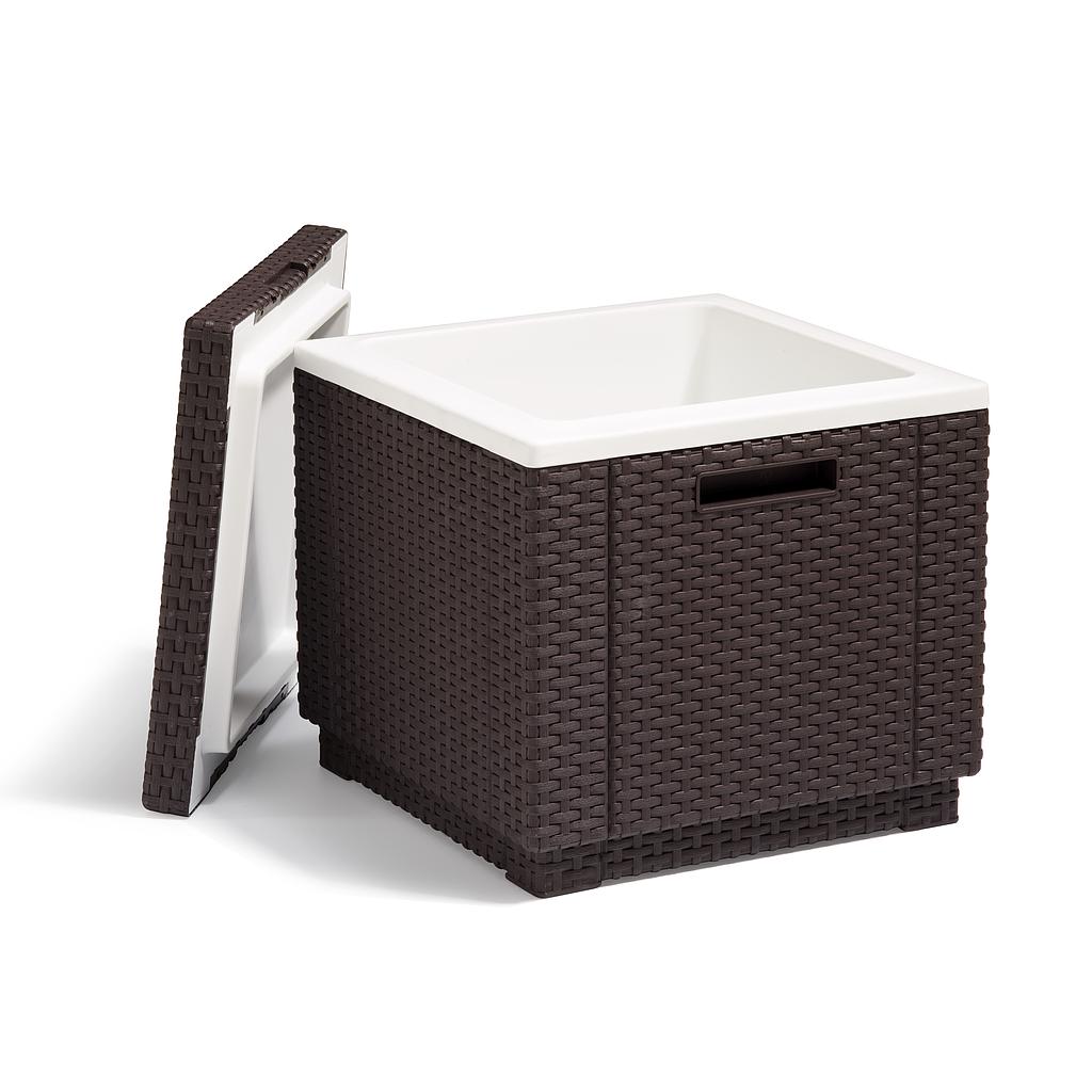 Keter - Nevera de jardín Ice Cube marrón - BricoandPool