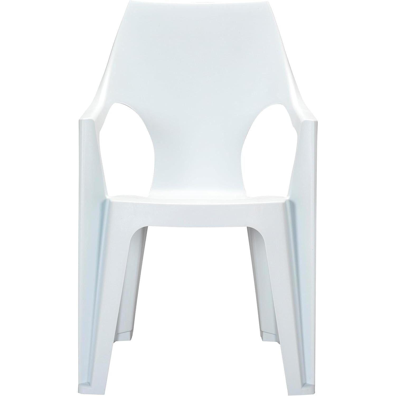 Keter - Silla de exterior Dante High Back blanco - BricoandPool