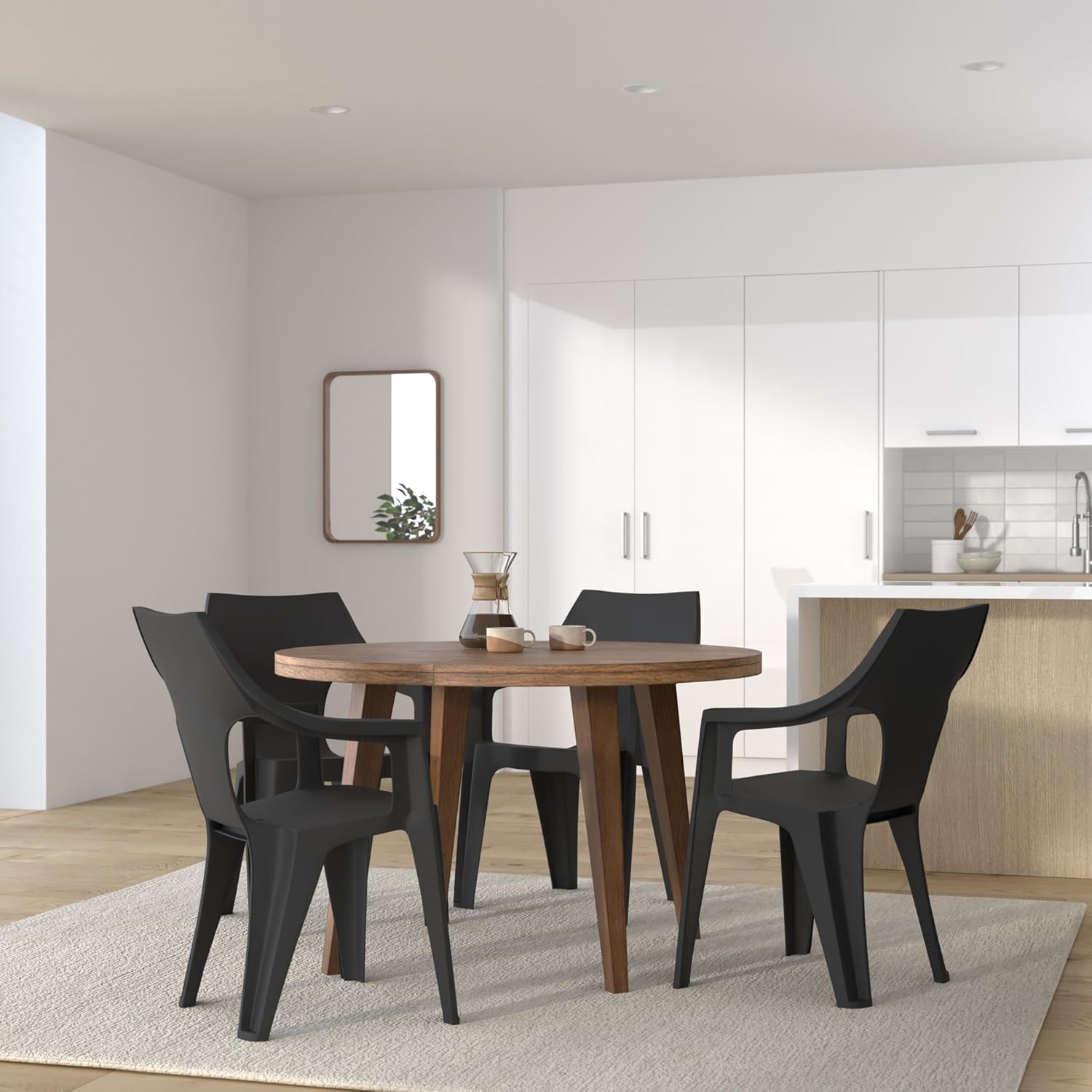 Keter - Silla de exterior Dante High Back grafito - BricoandPool