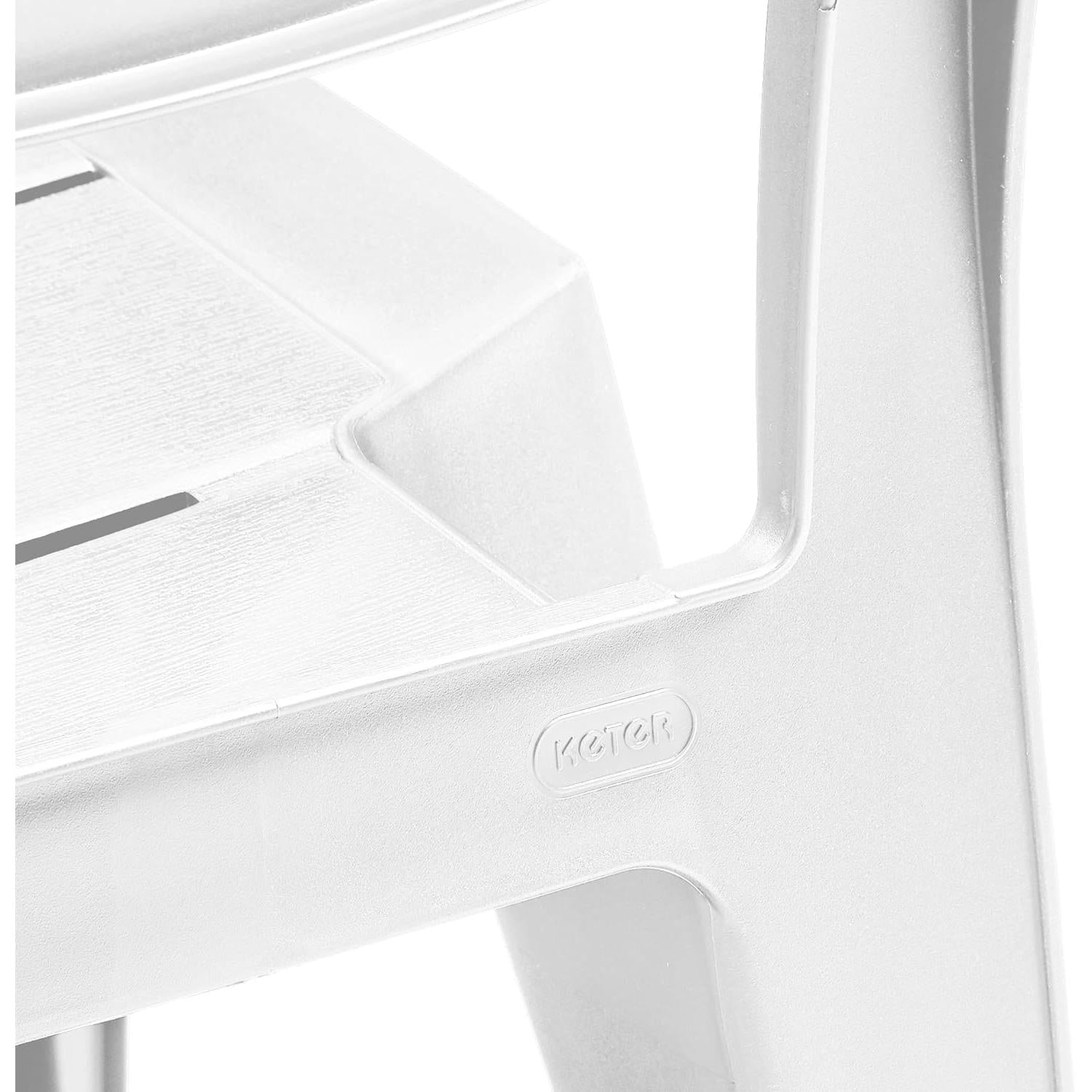 Keter - Silla de exterior Julie blanco - BricoandPool