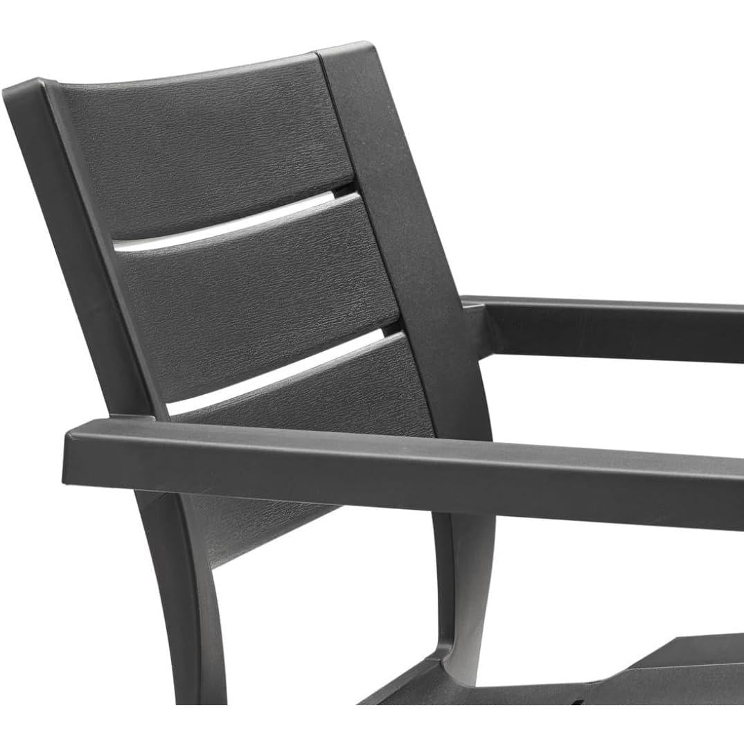 Keter - Silla de exterior Julie grafito - BricoandPool