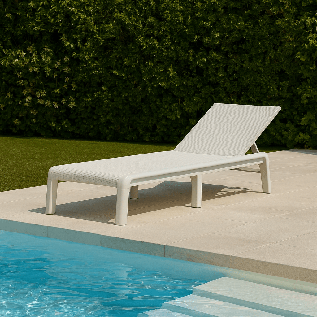 Keter - Tumbona de exterior Mallorca sin cojín blanco - BricoandPool