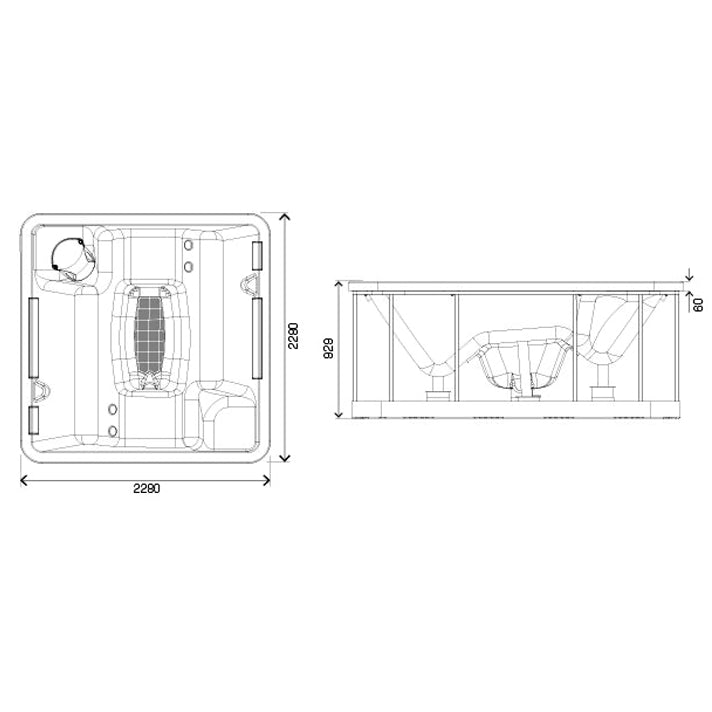 Kinedo - Spa Caspe A600 - BricoandPool