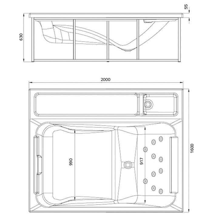 Kinedo - Spa hidromasaje Loft - BricoandPool