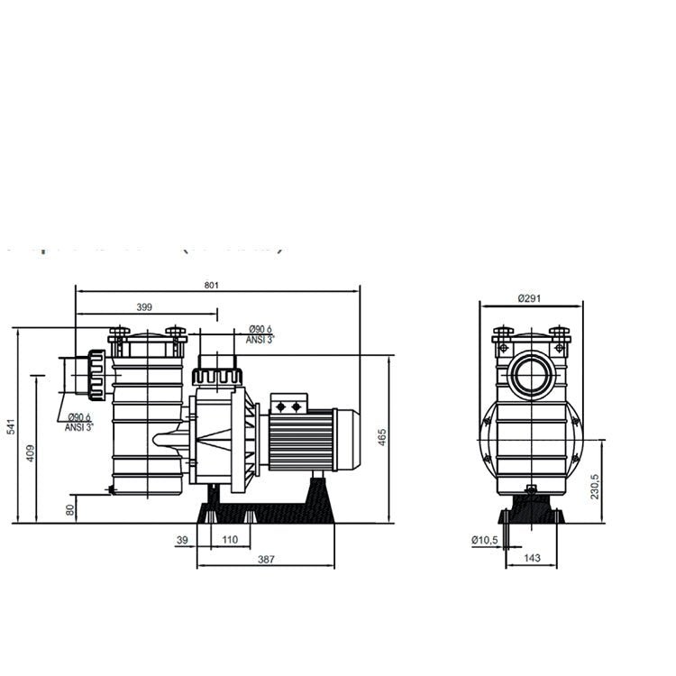 Kripsol - Bomba de piscina Kap HCP3800 serie - BricoandPool