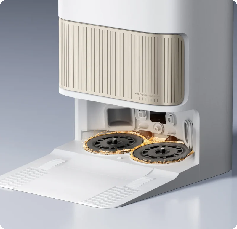 Limpeza automática das almofadas com água quente a 75 °C*