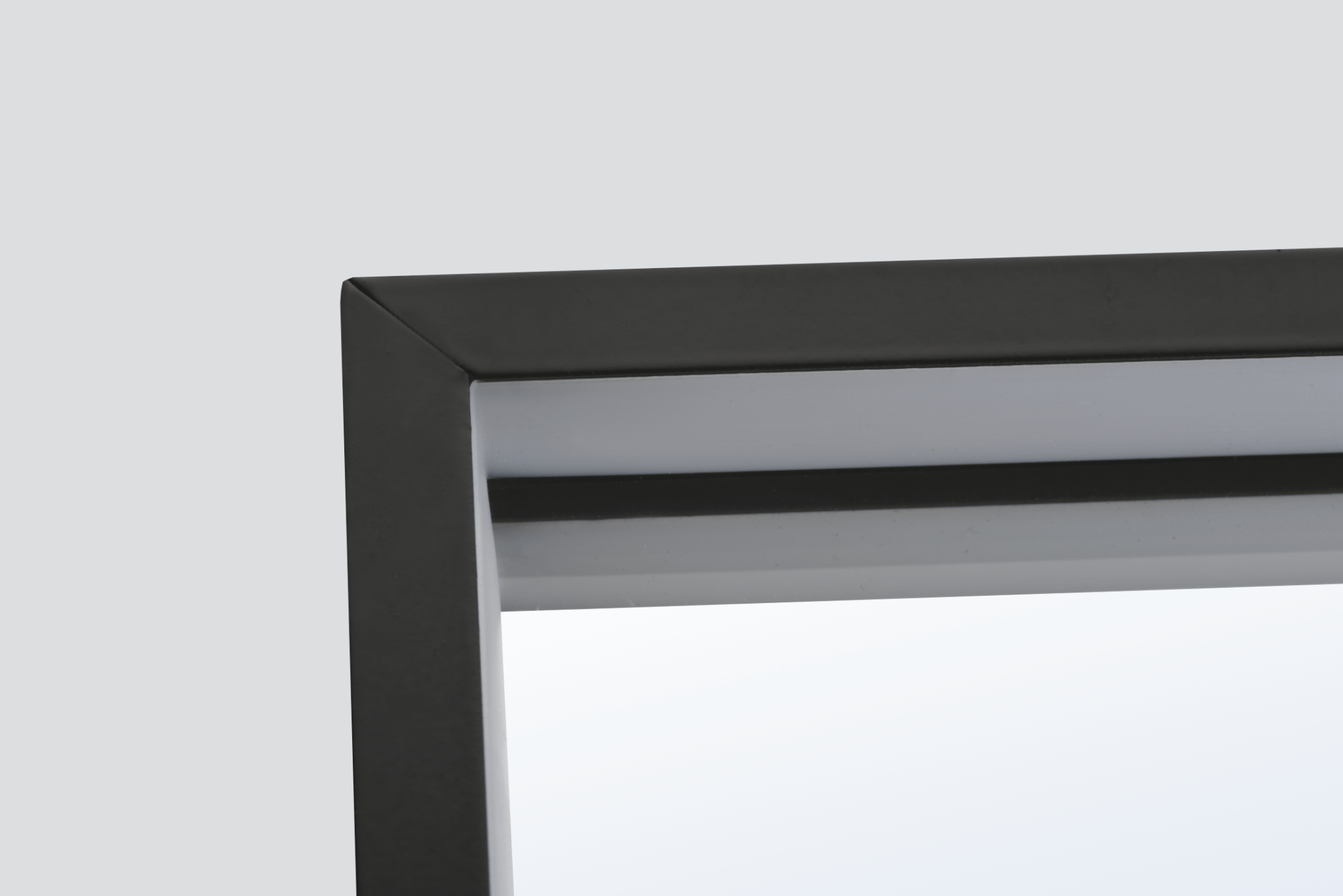 Ledimex - Espejo de baño con luz LED Ability Negro Mate - BricoandPool