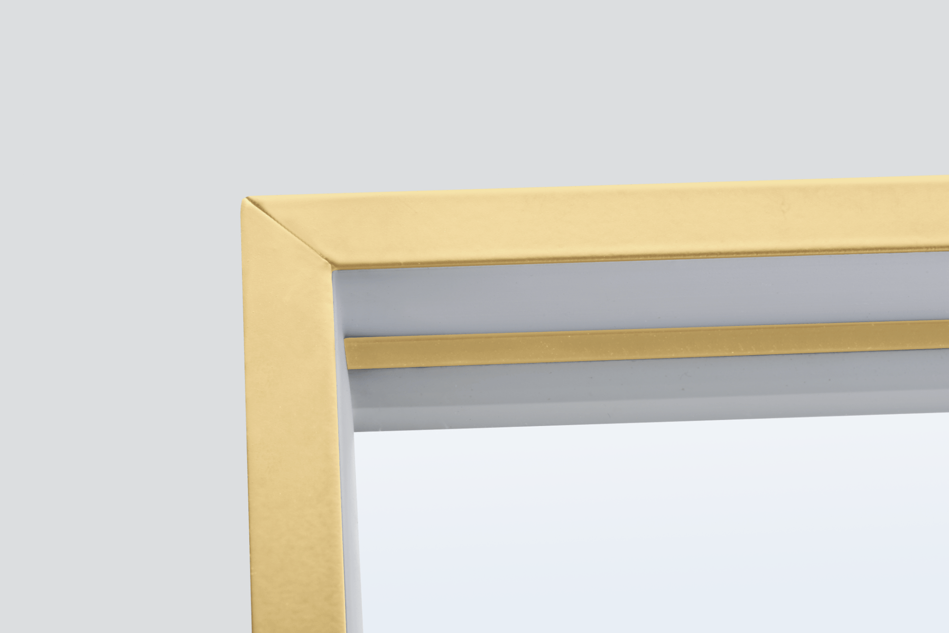 Ledimex - Espejo de baño con luz LED Ability Oro Cepillado - BricoandPool