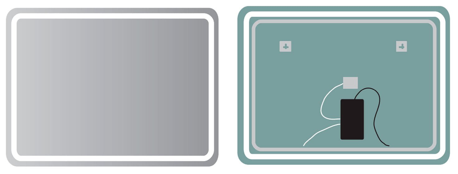 Ledimex - Espejo de baño con luz LED Austria - BricoandPool