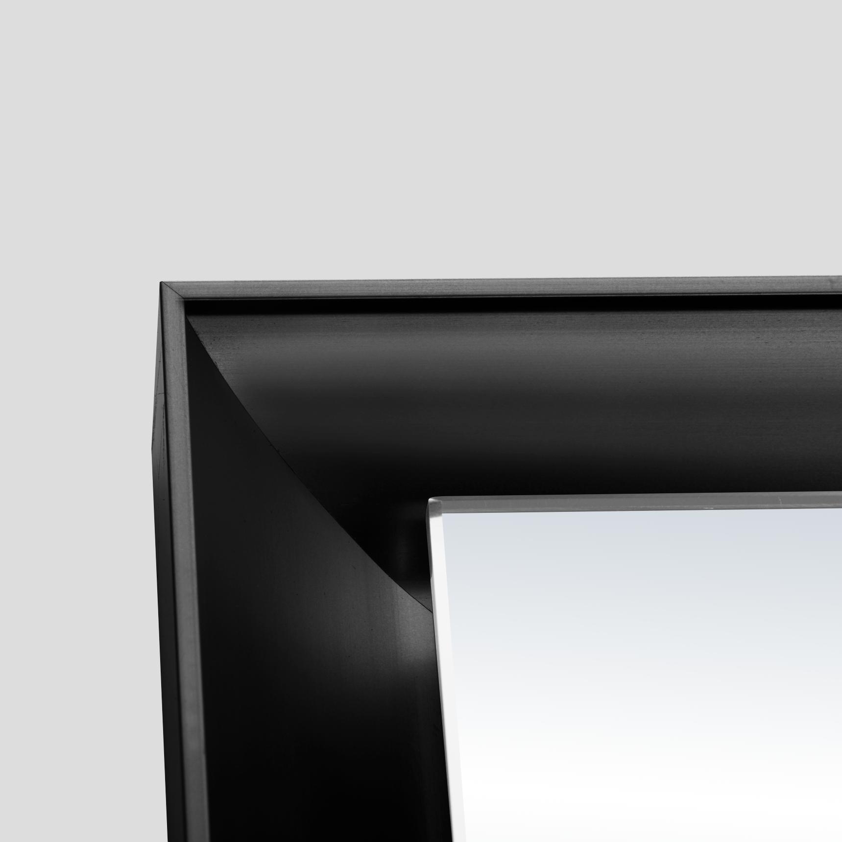 Ledimex - Espejo de baño con luz LED California Negro Mate - BricoandPool