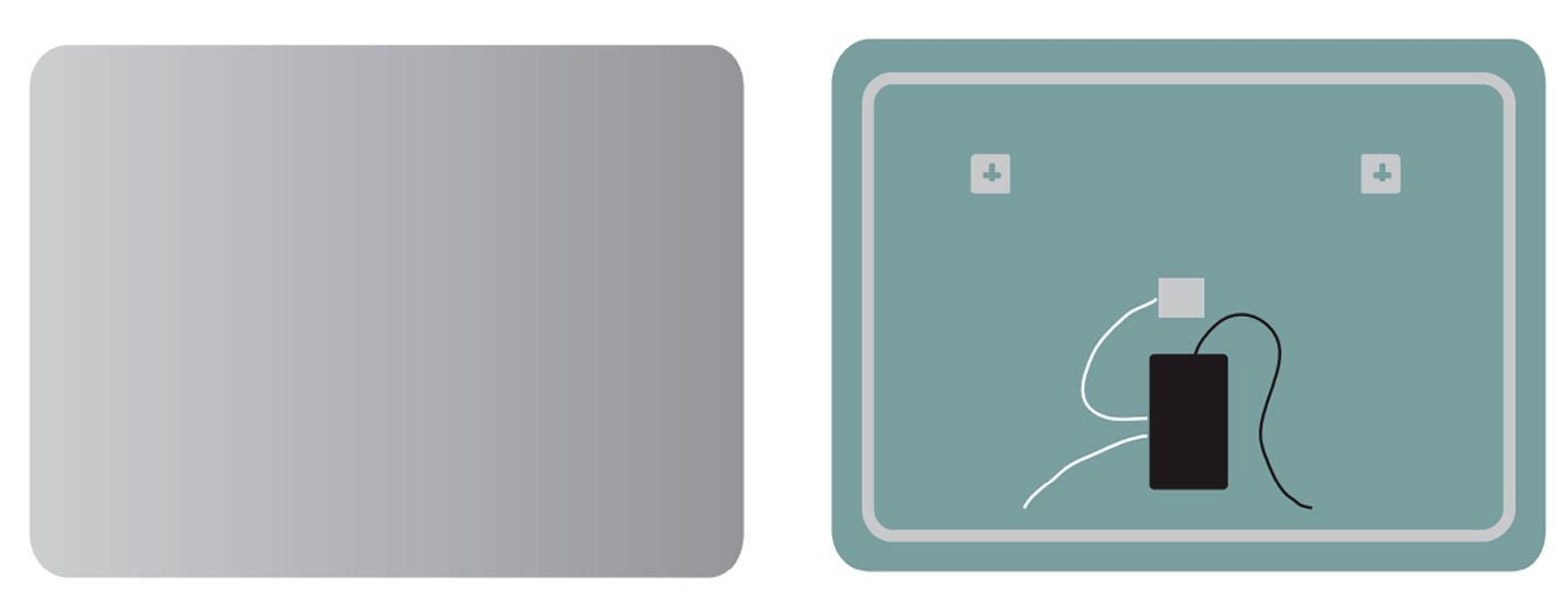 Ledimex - Espejo de baño con luz LED Dinamarca - BricoandPool