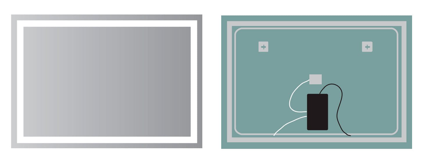 Ledimex - Espejo de baño con luz LED Francia - BricoandPool