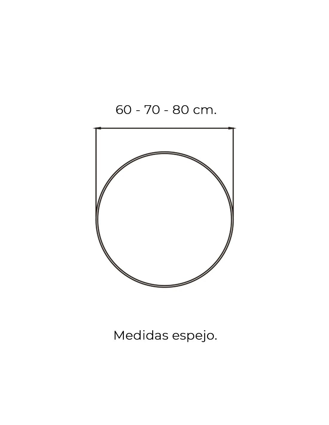 Ledimex - Espejo de baño con luz LED Fun Oro cepillado - BricoandPool