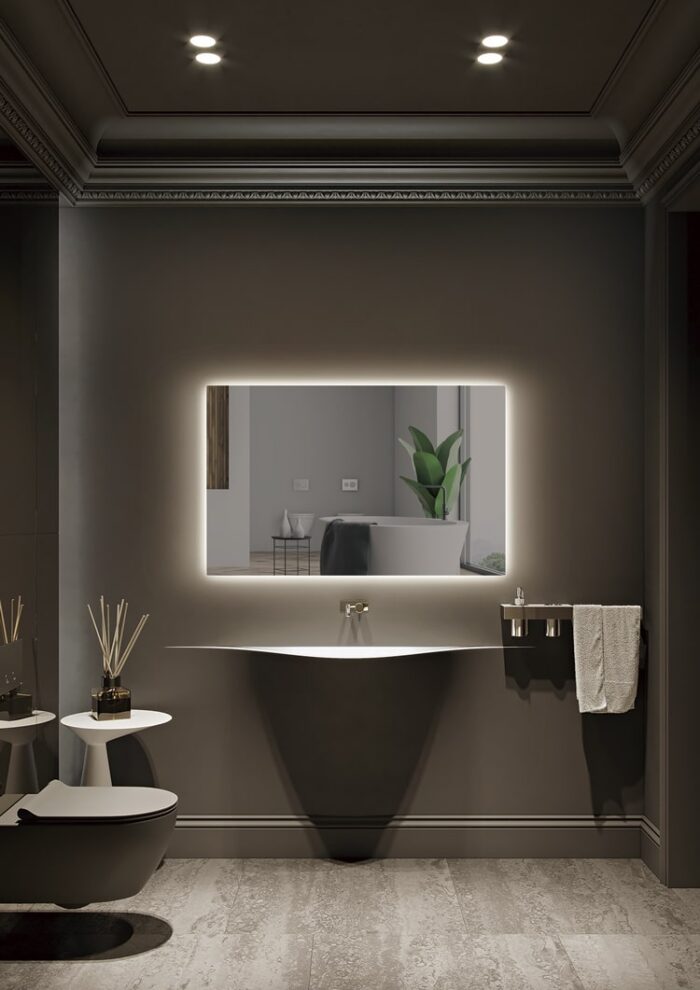 Ledimex - Espejo de baño con luz LED Italia - BricoandPool