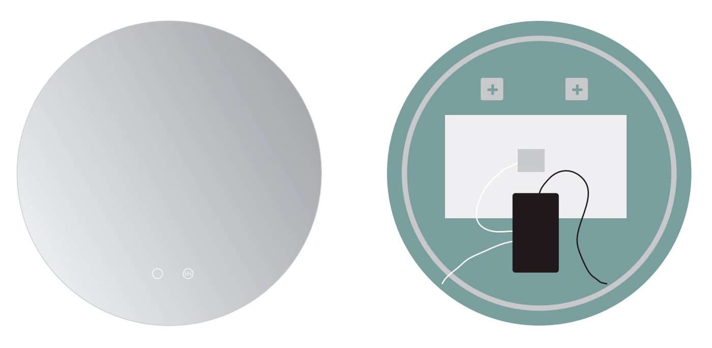 Ledimex - Espejo de baño con luz LED Lisboa - BricoandPool