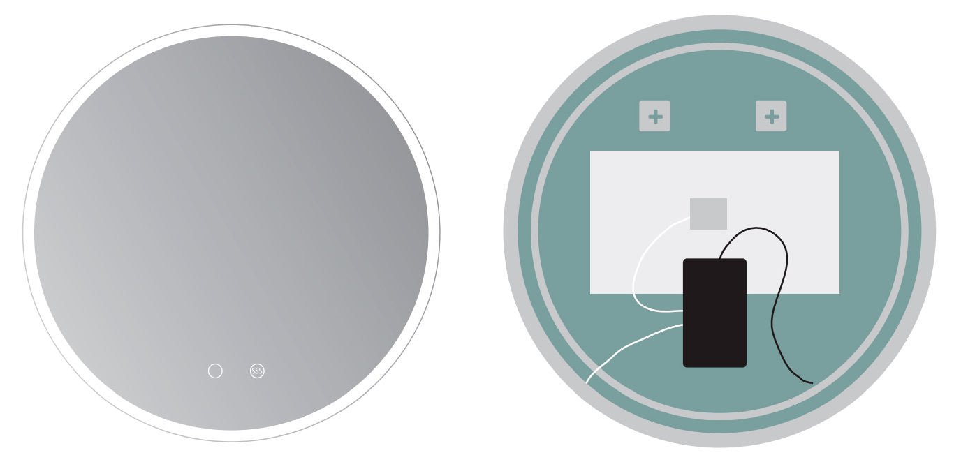 Ledimex - Espejo de baño con luz LED Londres - BricoandPool