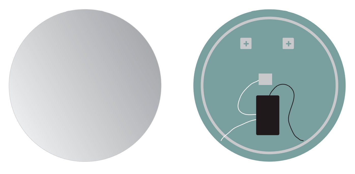 Ledimex - Espejo de baño con luz LED Oporto - BricoandPool