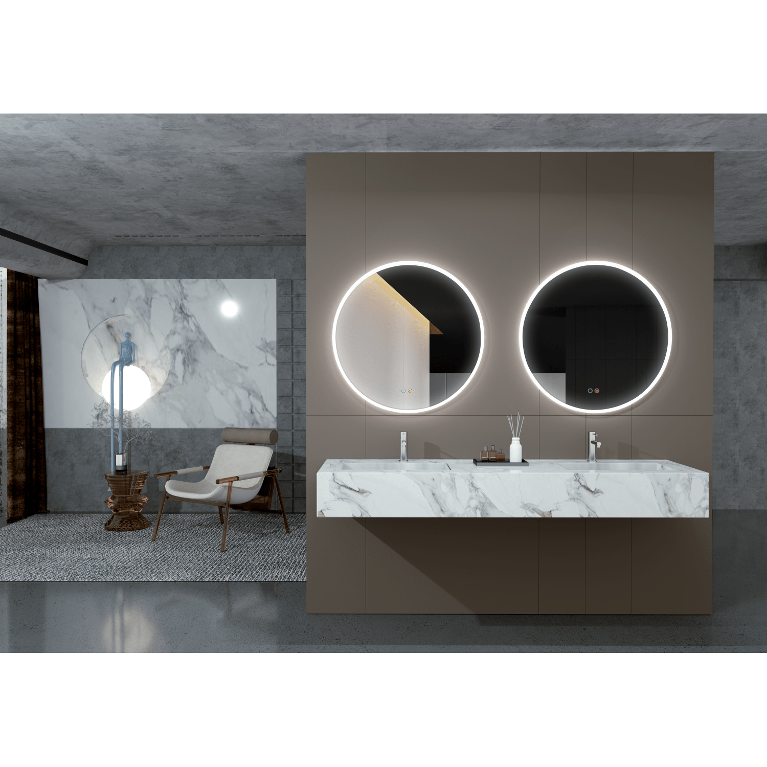 Ledimex - Espejo de Baño Led Atenas - BricoandPool