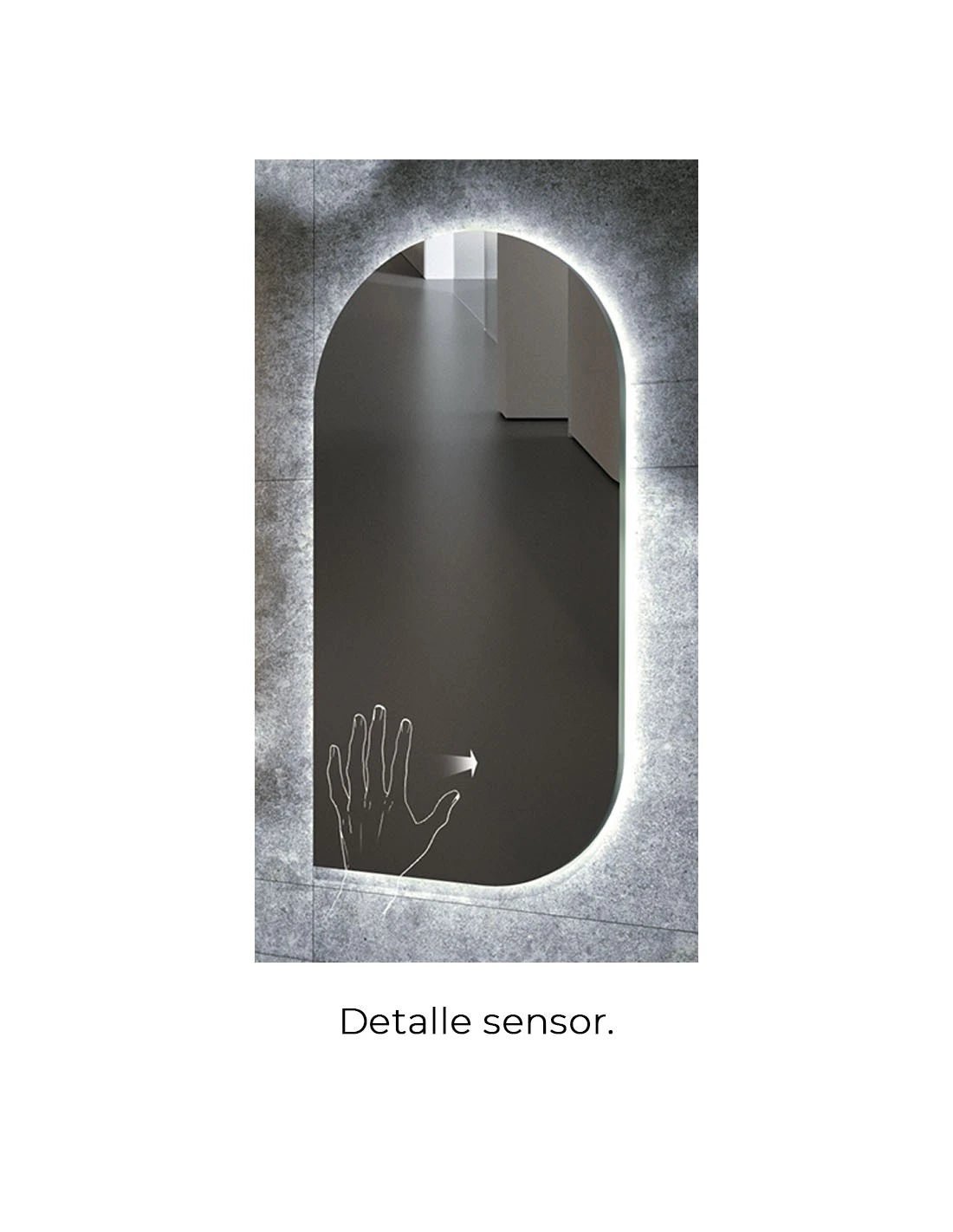 Ledimex - Espejo Gales retroiluminado 110x60 - BricoandPool