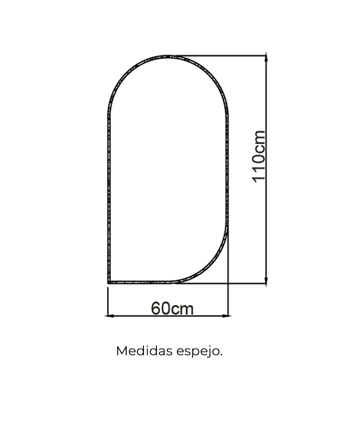 Ledimex - Espejo Gales retroiluminado 110x60 - BricoandPool
