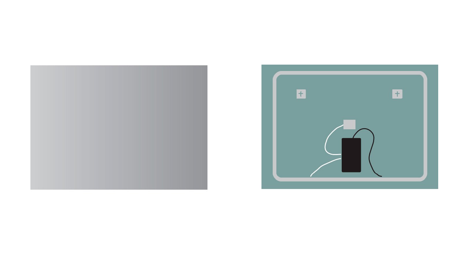 Ledimex - Espejo LED Cuadrado Retroiluminado Suecia Cromo - BricoandPool