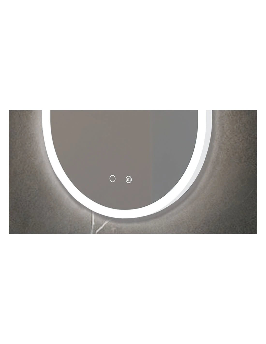 Ledimex - Espejo ovalado marco iluminado Canadá de LED - BricoandPool