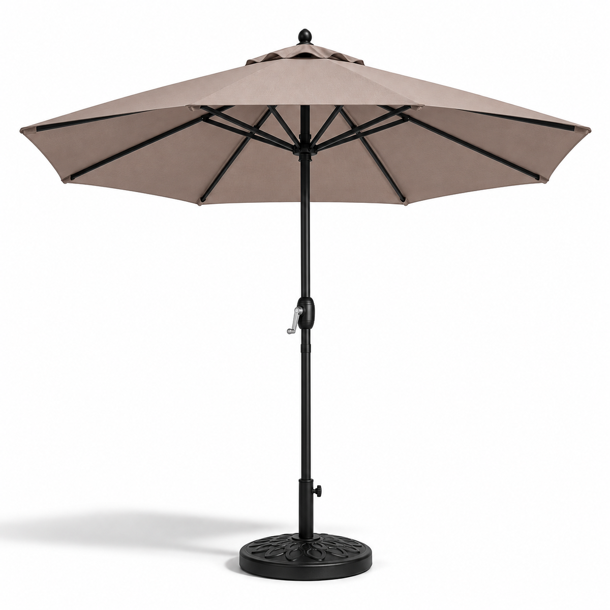 Verstelbare parasol voor de tuin, 3 meter, met uv-bescherming