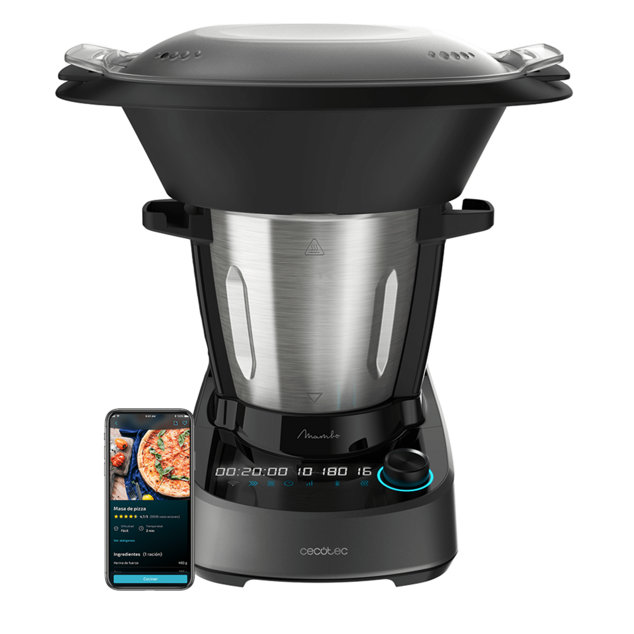 Cecotec Mambo 11090 Robot De Cocina Con 37 Funciones, 3,3 L App Mambo Y Control Táctil