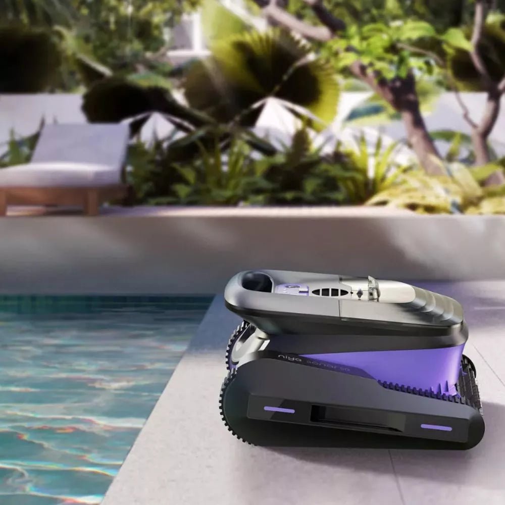 Maytronics - Robot Limpiafondos de piscina sin cable Niya Sonar 50 - BricoandPool