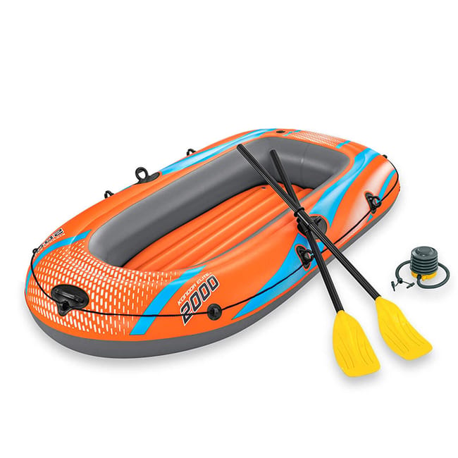 Bestway – Bateau pneumatique Kondor Elite 2000 Raft Set (196 × 106 cm)