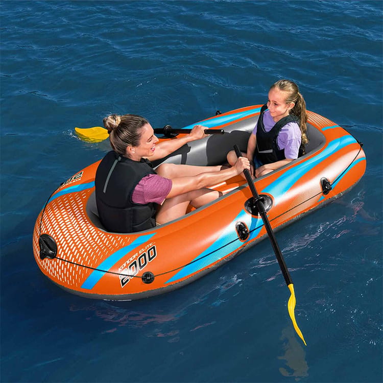 Bestway – Bateau pneumatique Kondor Elite 2000 Raft Set (196 × 106 cm)