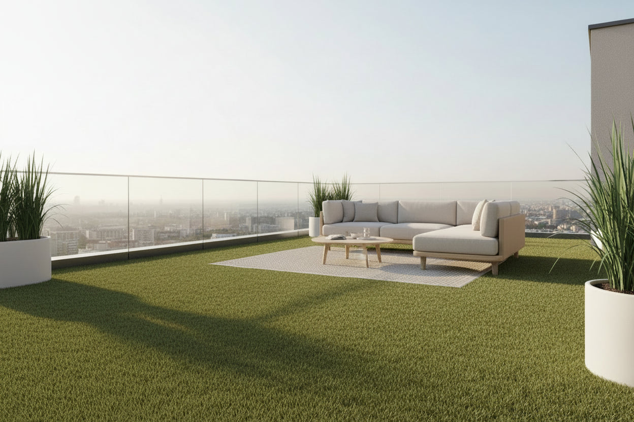 Nix Garden - Rollo Césped Artificial 5 mm tamaño 2x5 m