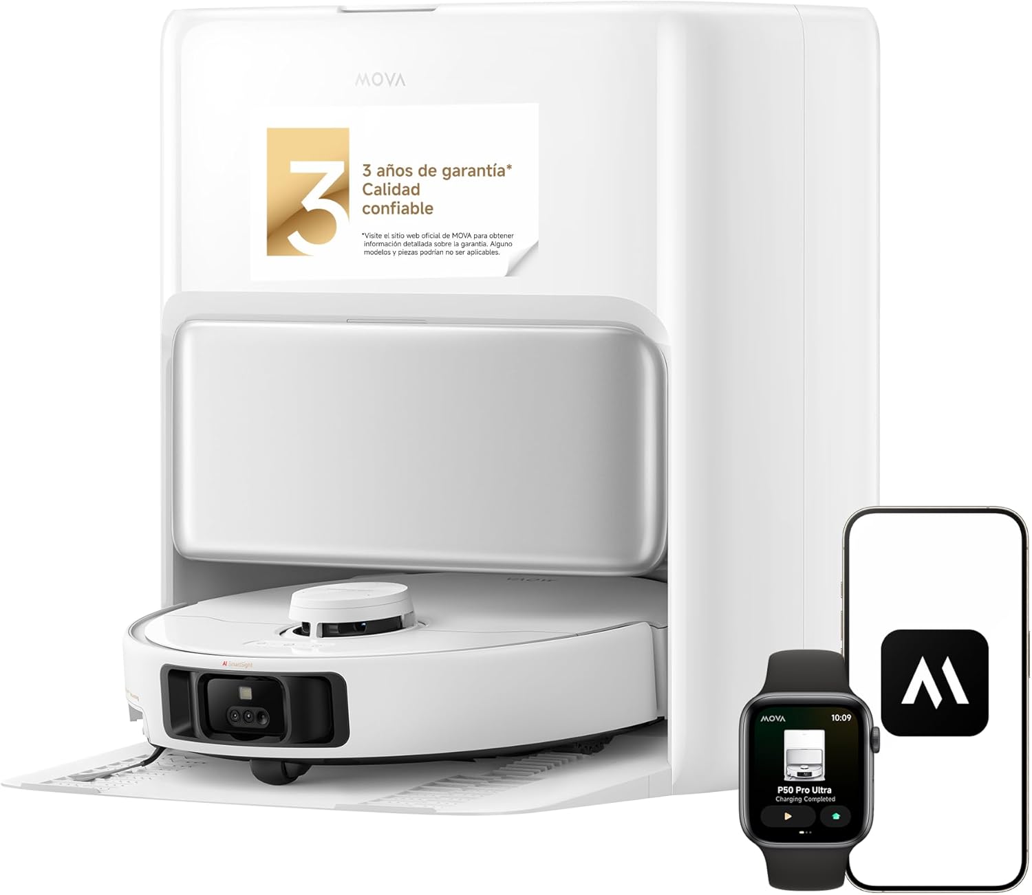 Mova – P50 Pro Ultra robot aspirador - BricoandPool