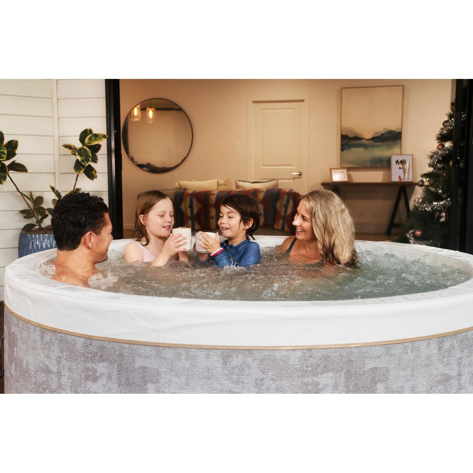 MSpa - Spa hinchable semirrígido circular Cocoon - Eco 4–6 personas - BricoandPool