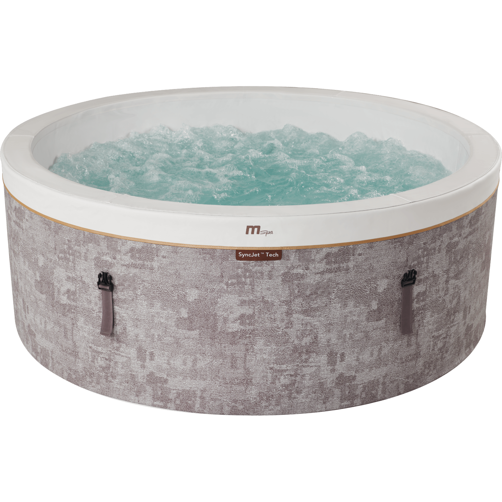 MSpa - Spa hinchable semirrígido circular Cocoon - Eco 4–6 personas - BricoandPool