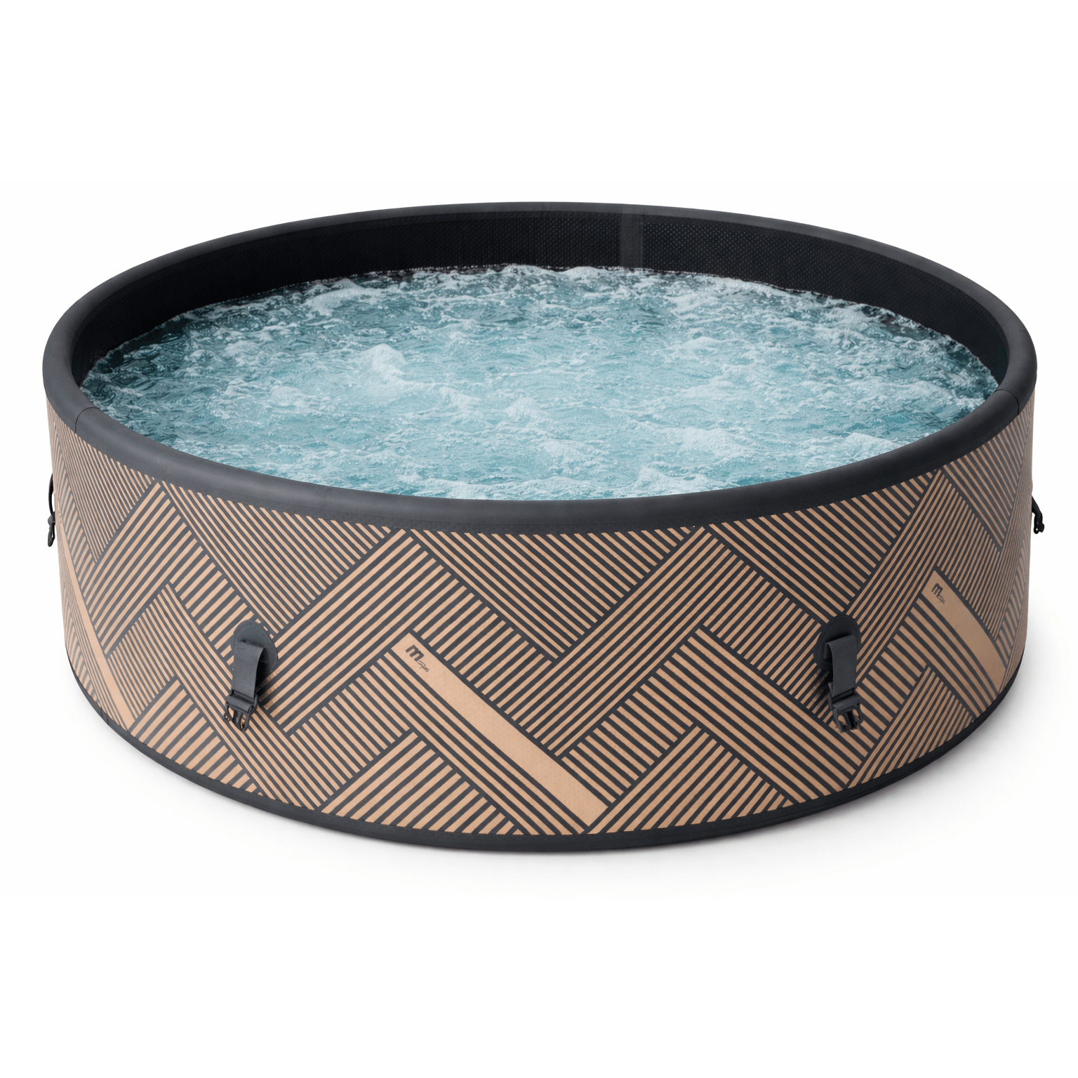 MSpa - Spa hinchable semirrígido circular Mono - Eco 6 - 8 personas - BricoandPool