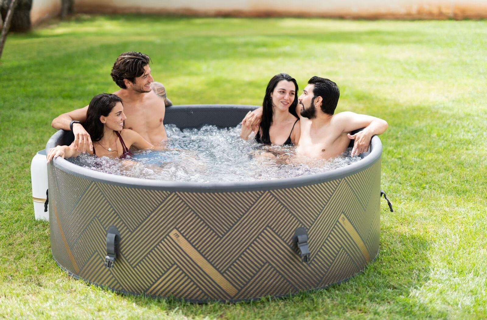 MSpa - Spa hinchable semirrígido circular Mono - Eco 6 - 8 personas - BricoandPool