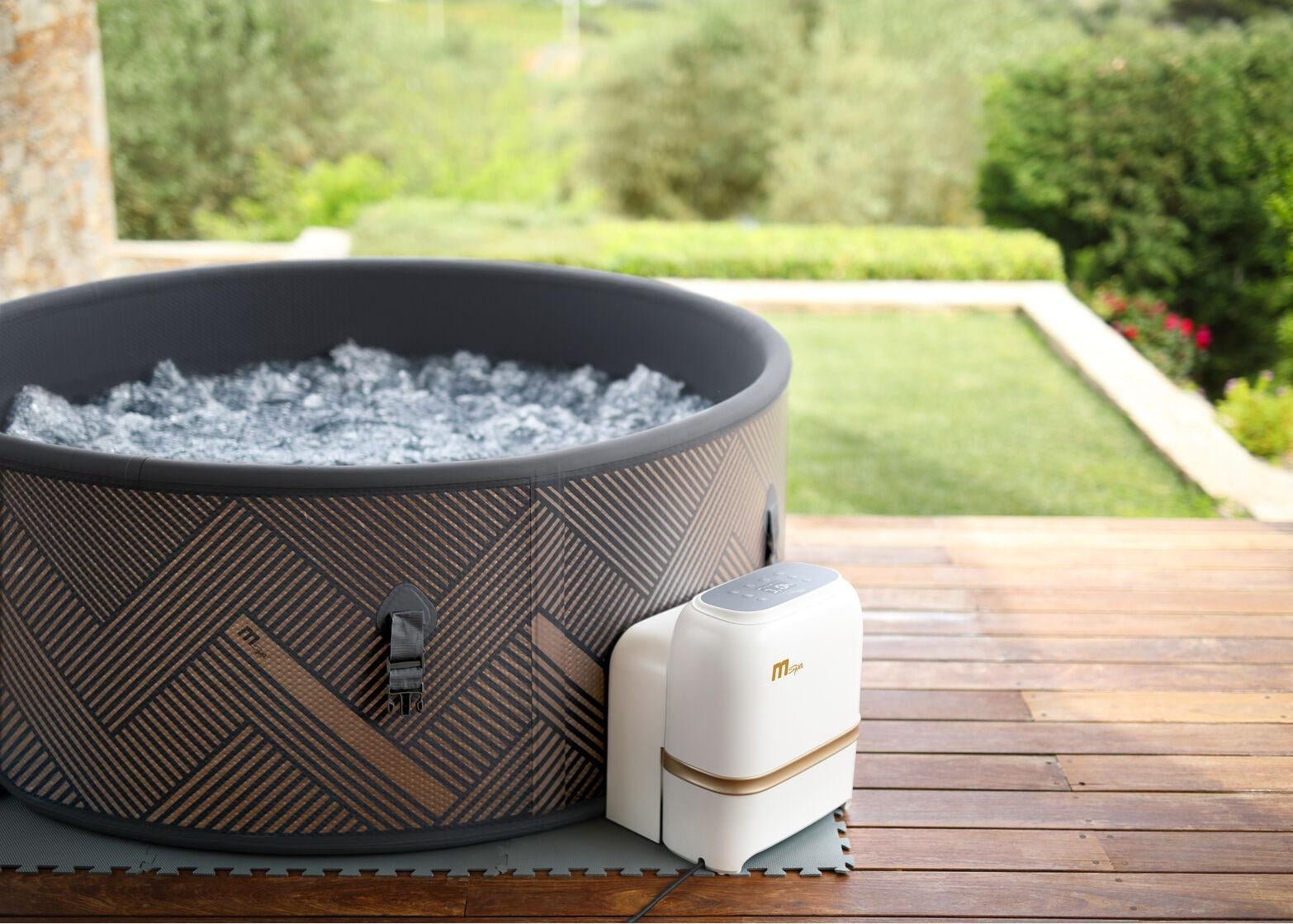 MSpa - Spa hinchable semirrígido circular Mono - Eco 6 - 8 personas - BricoandPool