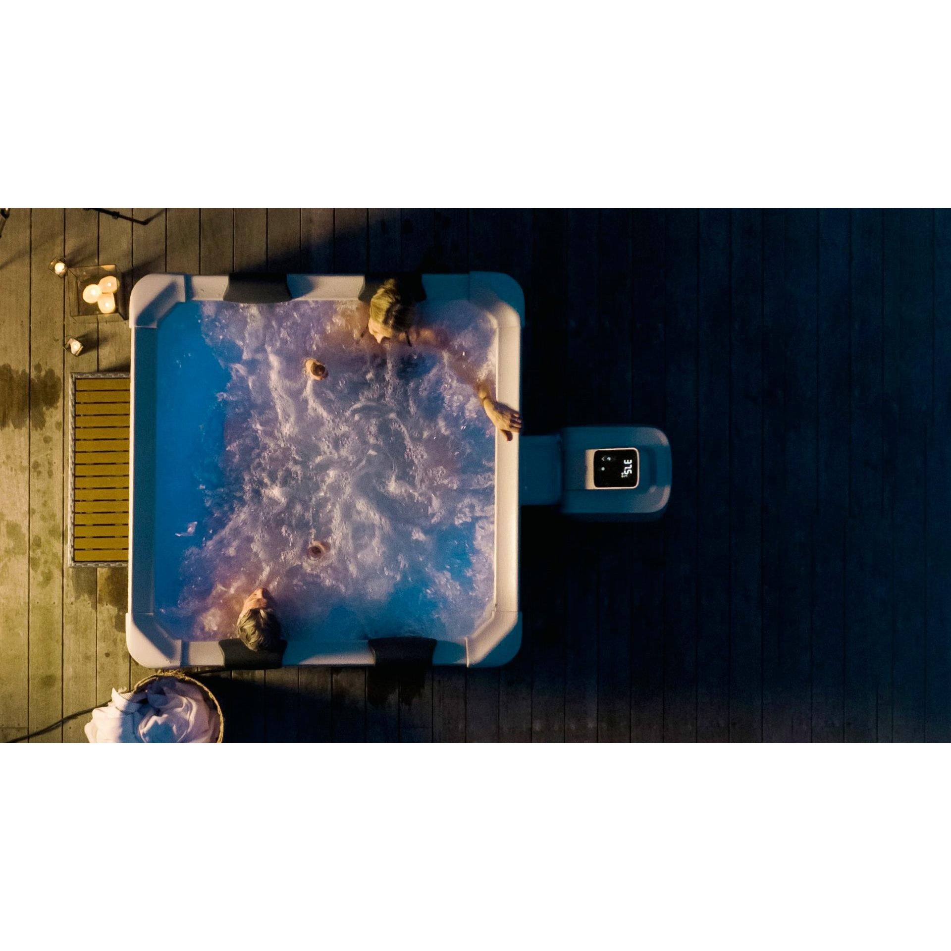 Mspa - Spa rígido cuadrado Oslo Plus 4 - 7 personas - BricoandPool