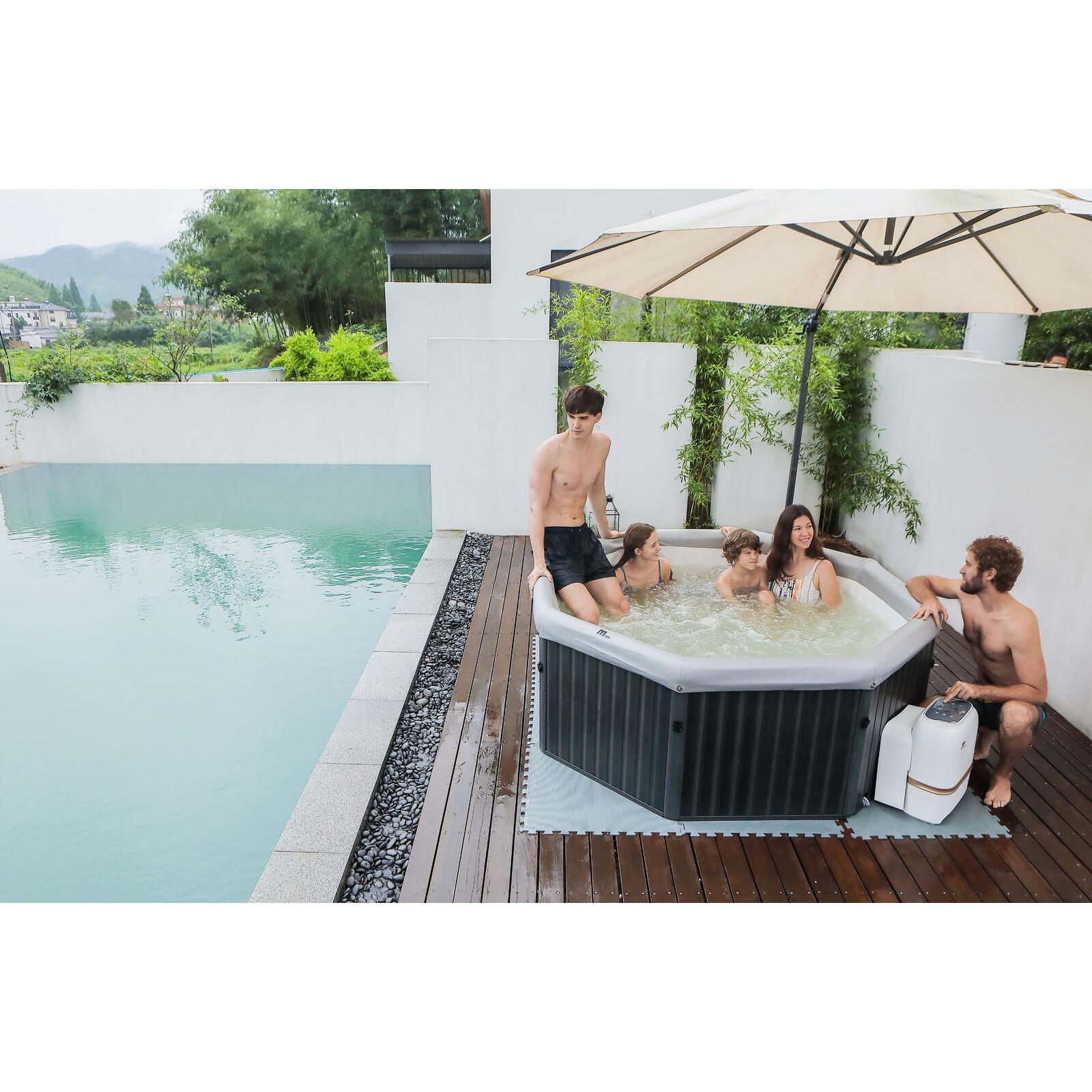 MSpa - Spa rígido cuadrado Tuscany 4–6 personas - BricoandPool