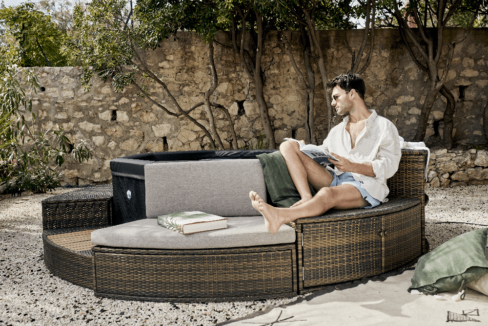 NetSpa - Spa hinchable Octopus + Mobiliario - BricoandPool