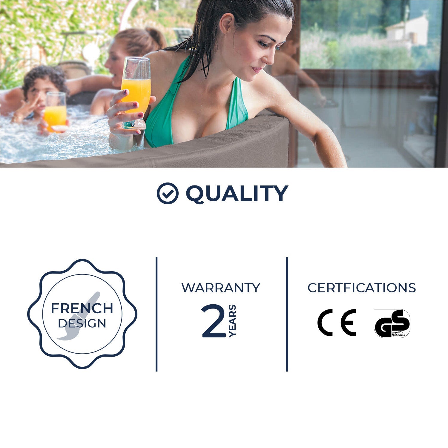 NetSpa - Spa hinchable Vita premium 4 a 6 personas - BricoandPool